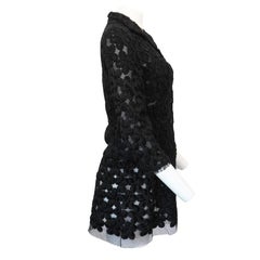 Vintage Chanel 2005 Runway Black Evening Jacket Size 38