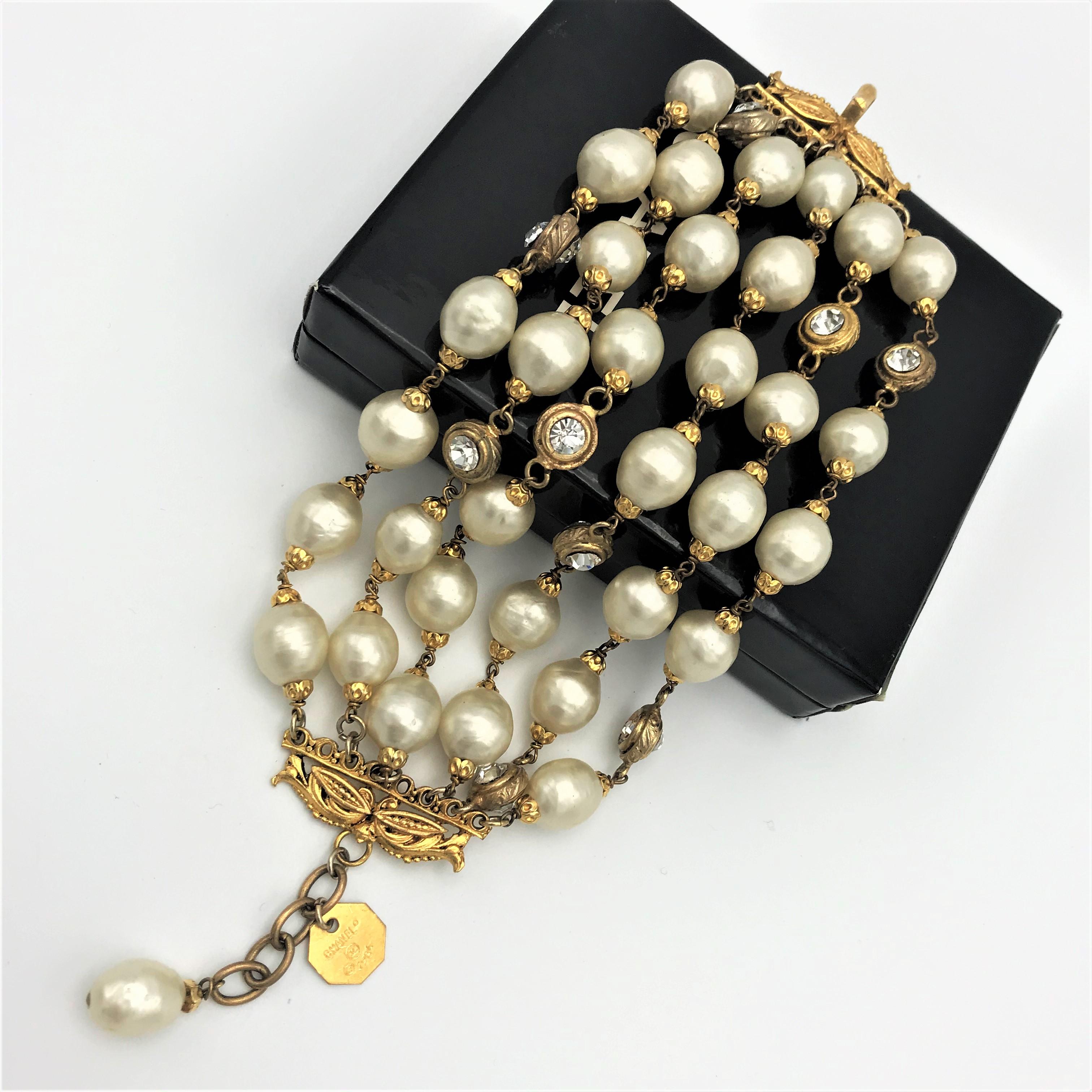 chanel bracelet pearl