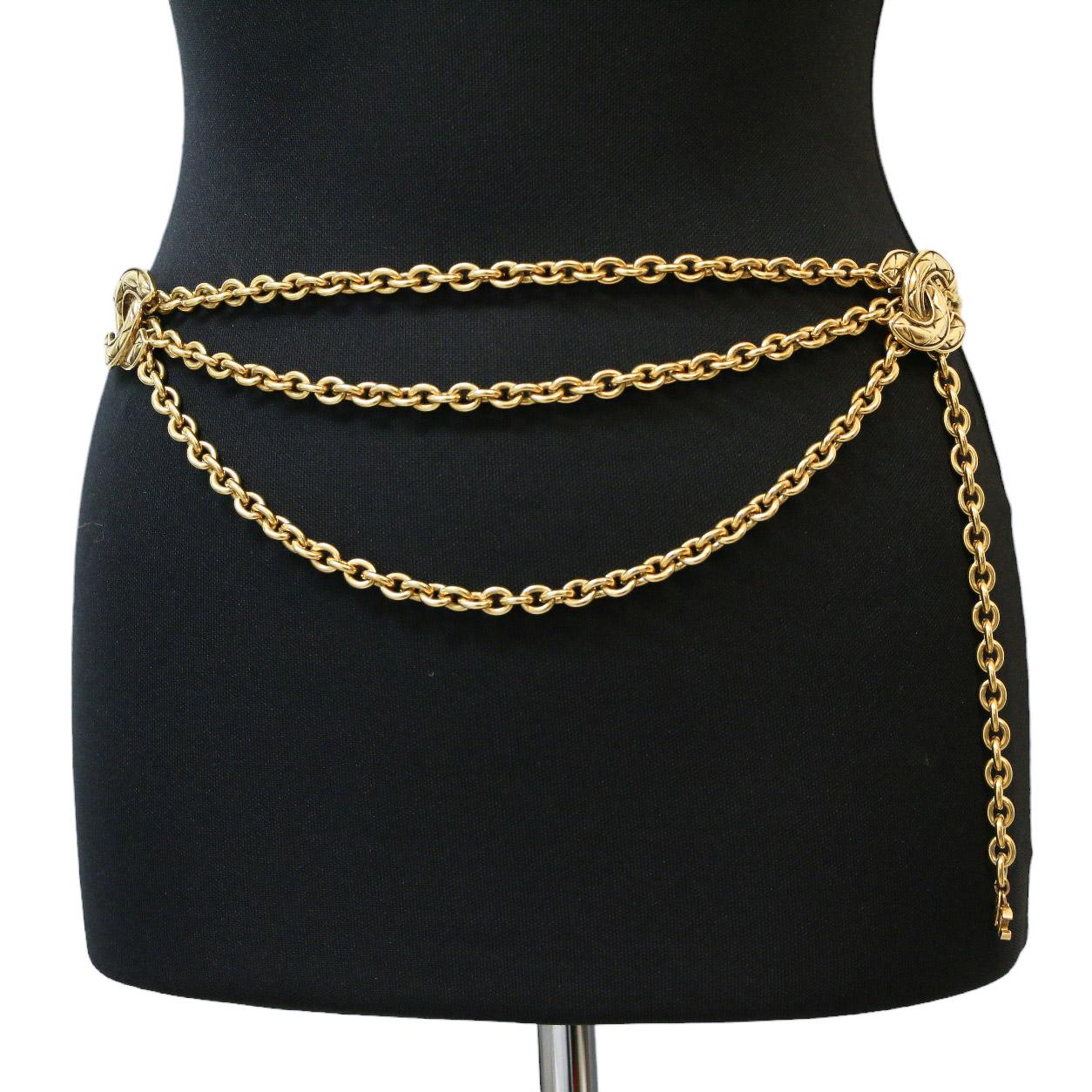 Women's Vintage Chanel Belt CC For Sale