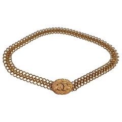 Vintage Chanel Belt Chain with lace design