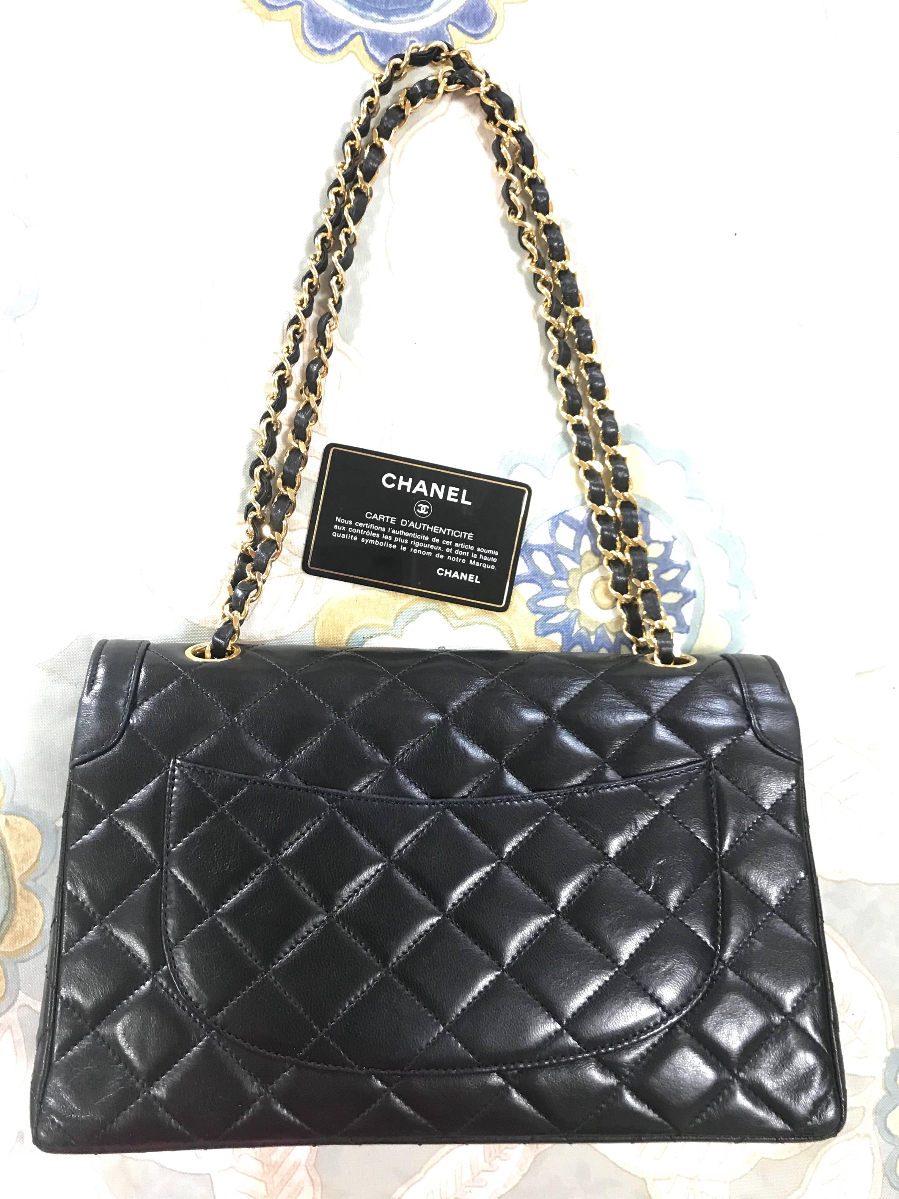 vintage chanel double flap bag