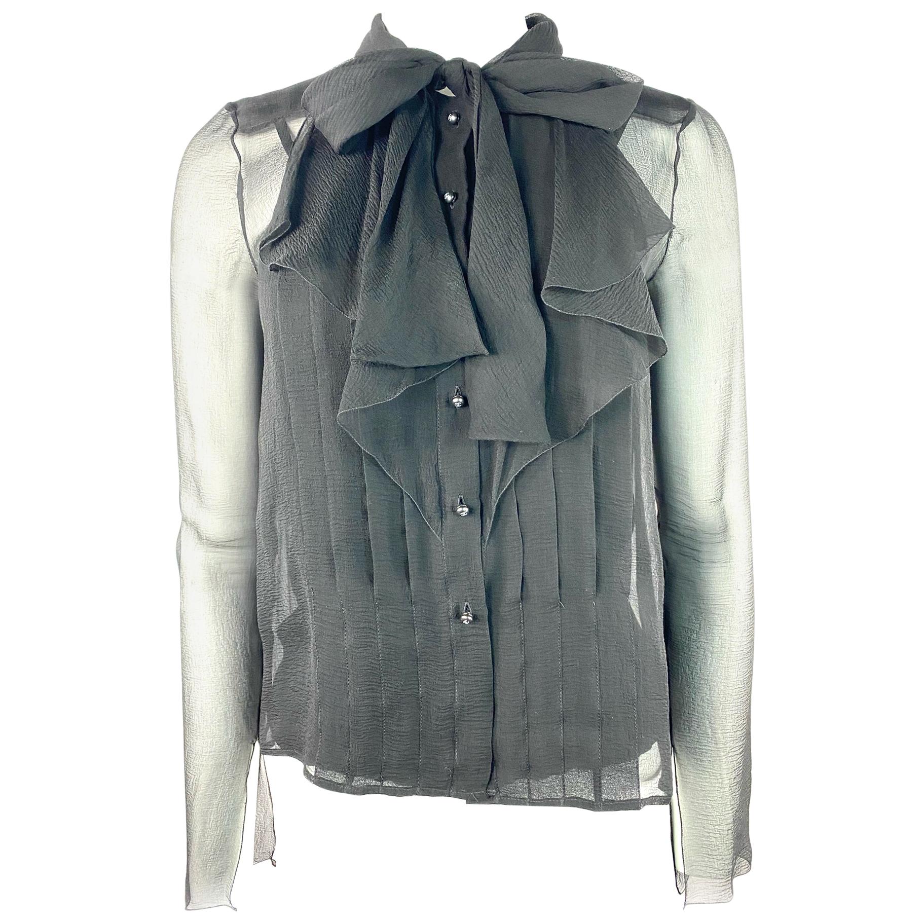 CHANEL 26S SILK TOP STYLE 1118