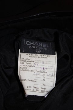 Vintage Chanel Black Tuxedo Pants /Trousers