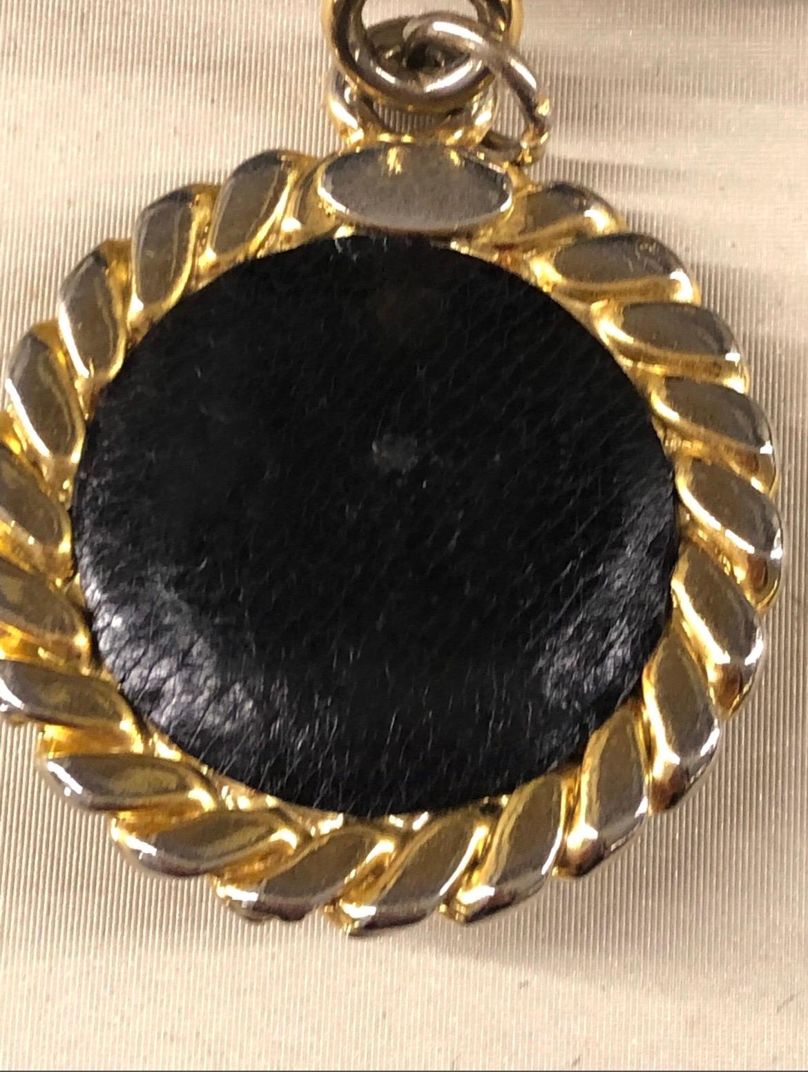 Black Vintage Chanel bracelet from the 90s