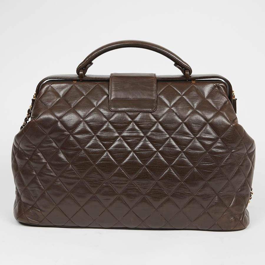 vintage chanel brown bag