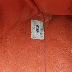Vintage Chanel Burnt Orange Lambskin Medium Biface Flap Bag
