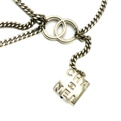 Vintage Chanel by Lagerfeld Layered Logo Cube Belt 2004