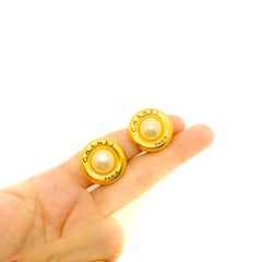 Vintage Chanel by Lagerfeld Paris Atelier Earrings 1996