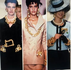 Vintage CHANEL by VICTOIRE de CASTELLANE Gripoix Twisted Rope Bangle Bracelet