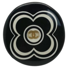 Vintage Chanel Camellia CC Ring 2002