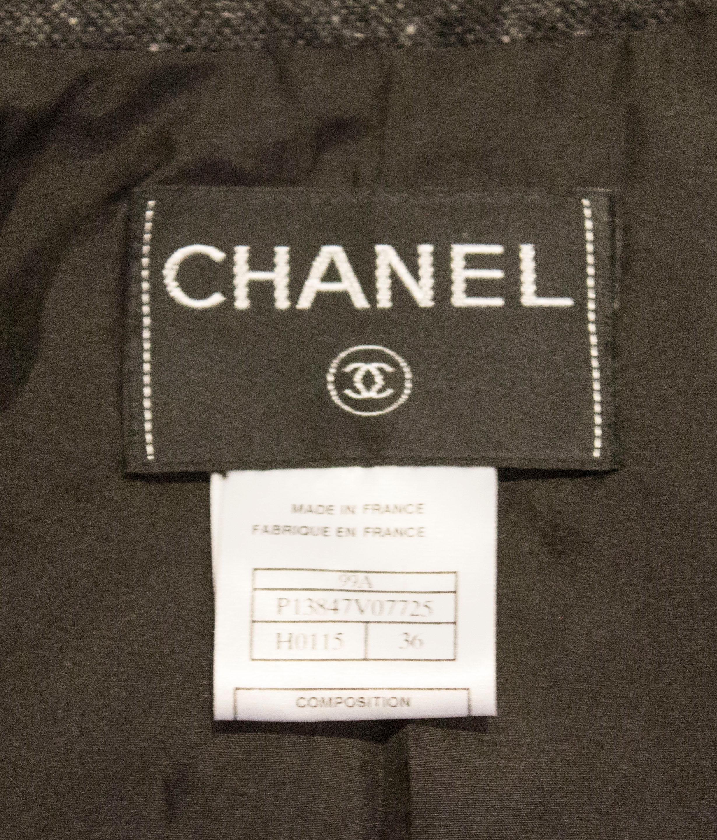 Costume vintage Chanel en cachemire en vente 5