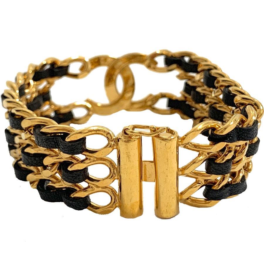 chanel bracelet gold chain