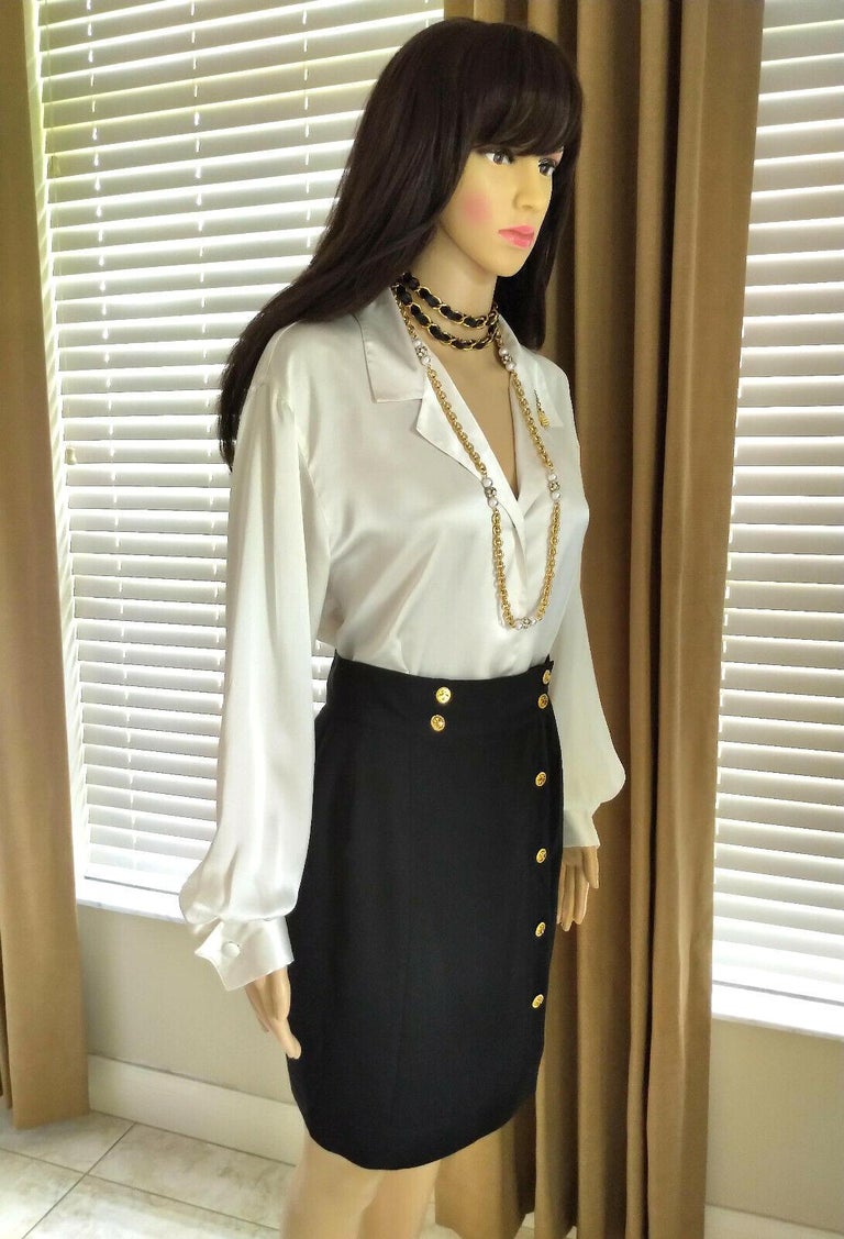 Vintage by Misty Chanel 1980's Rare Reversible Skirt Set
