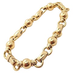 Vintage Chanel Classic Link Yellow Gold Bracelet