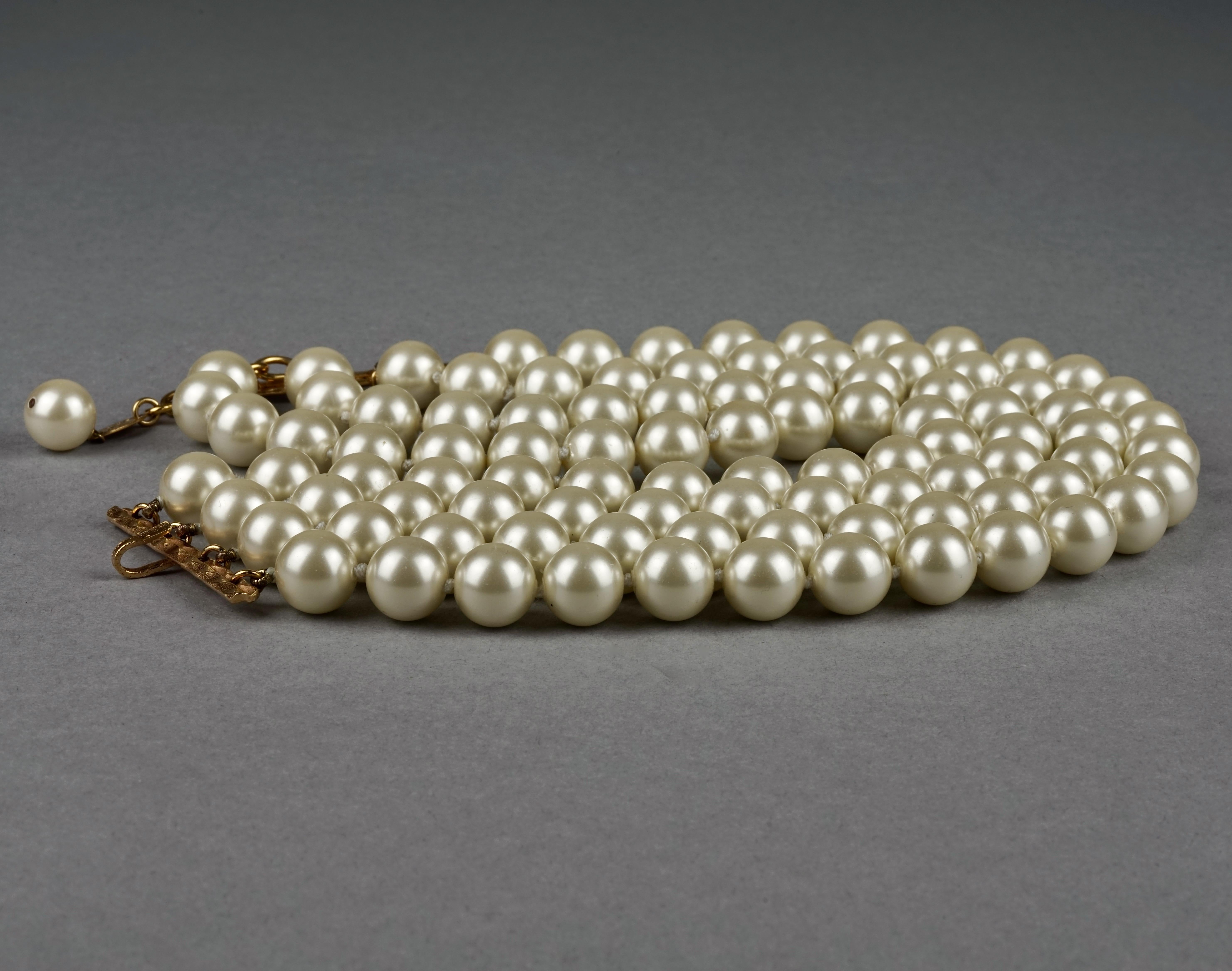 chanel pearl necklace vintage