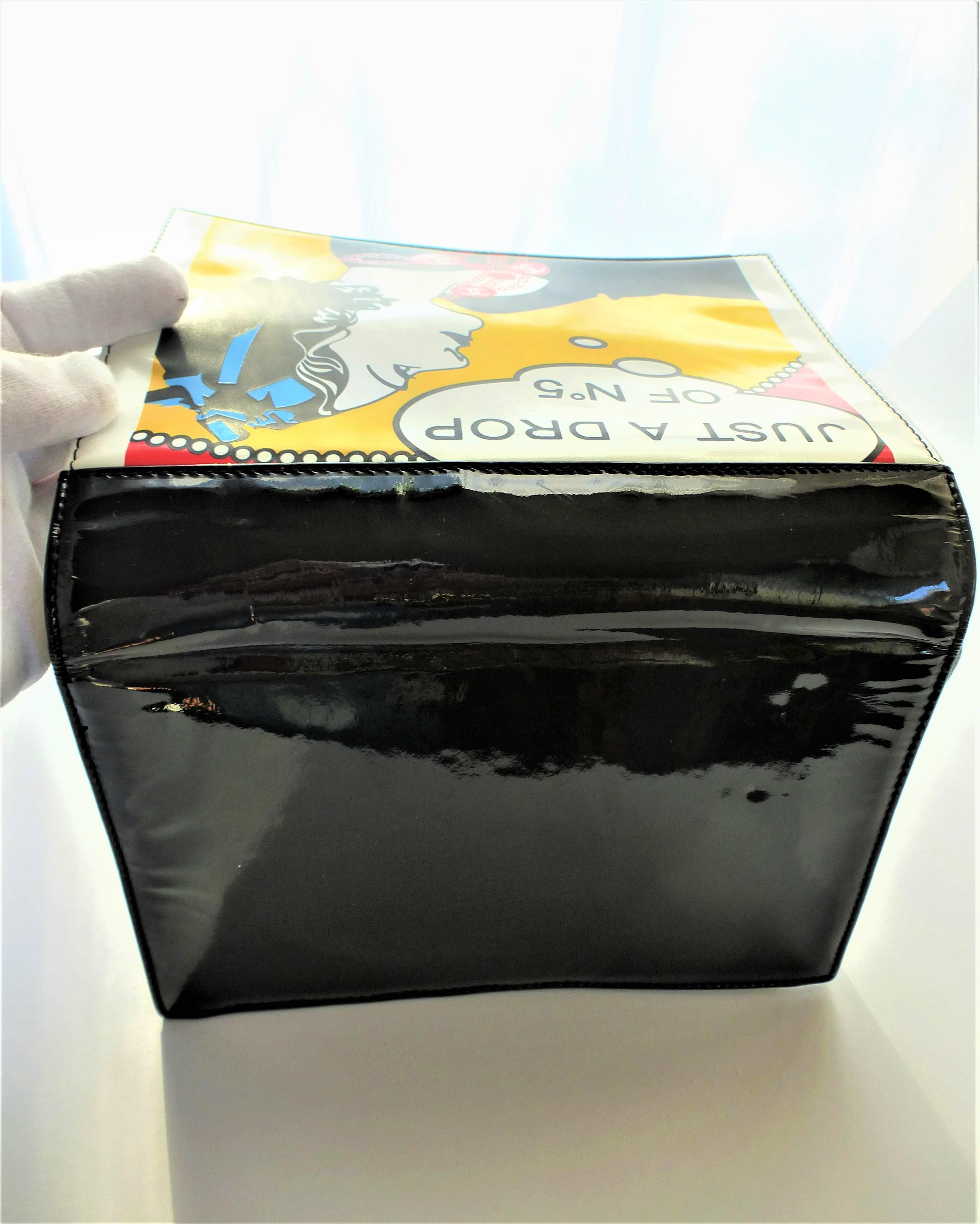 Women's or Men's Vintage Chanel Clutch 1990s 'JUST A DROP OF NR. 5' For Sale