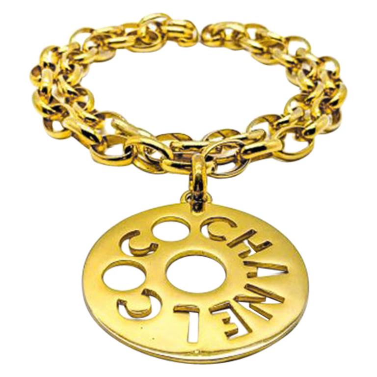 Vintage Chanel Coco Chanel Cut Out Necklace