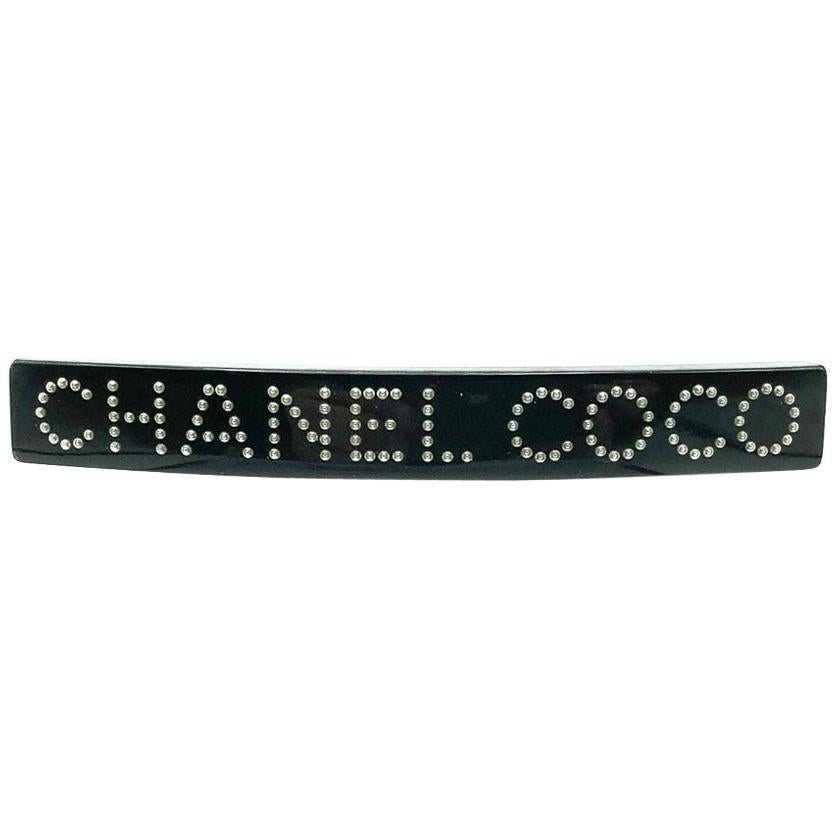 Vintage Chanel COCO CHANEL Floating Pearl Hair Barrette Spring 2008 For Sale