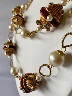 Vintage Chanel Diamante Sautoir by Robert Goossens