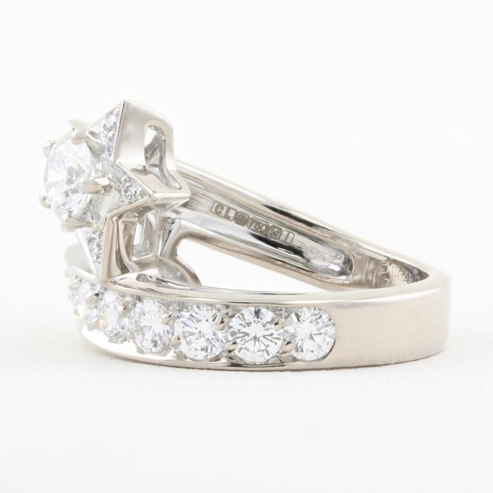 Taglio rotondo Anello Chanel Comète con diamanti d'epoca in vendita