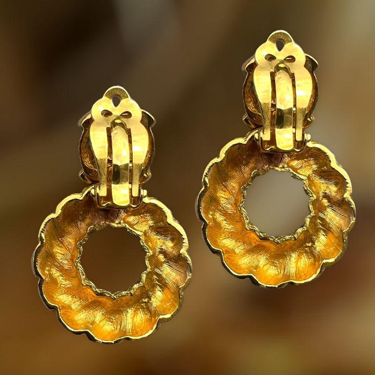 vintage chanel earrings For Sale at 1stDibs