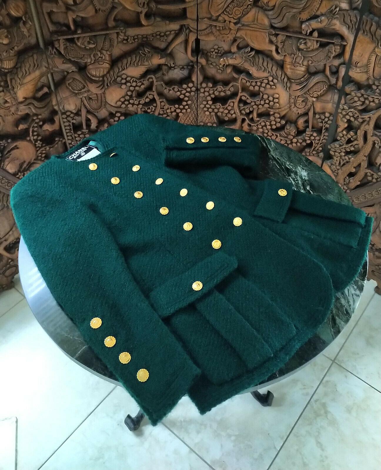 chanel green jacket