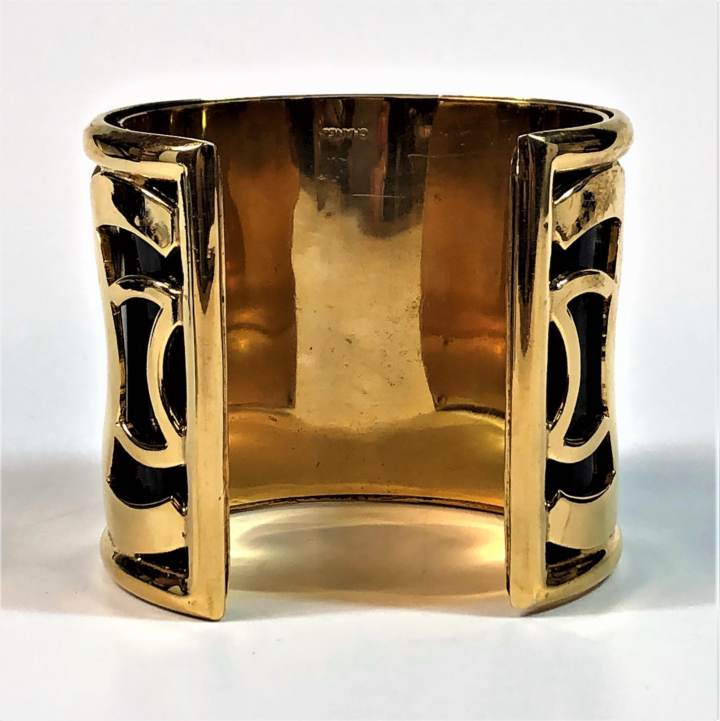 black and gold cuff