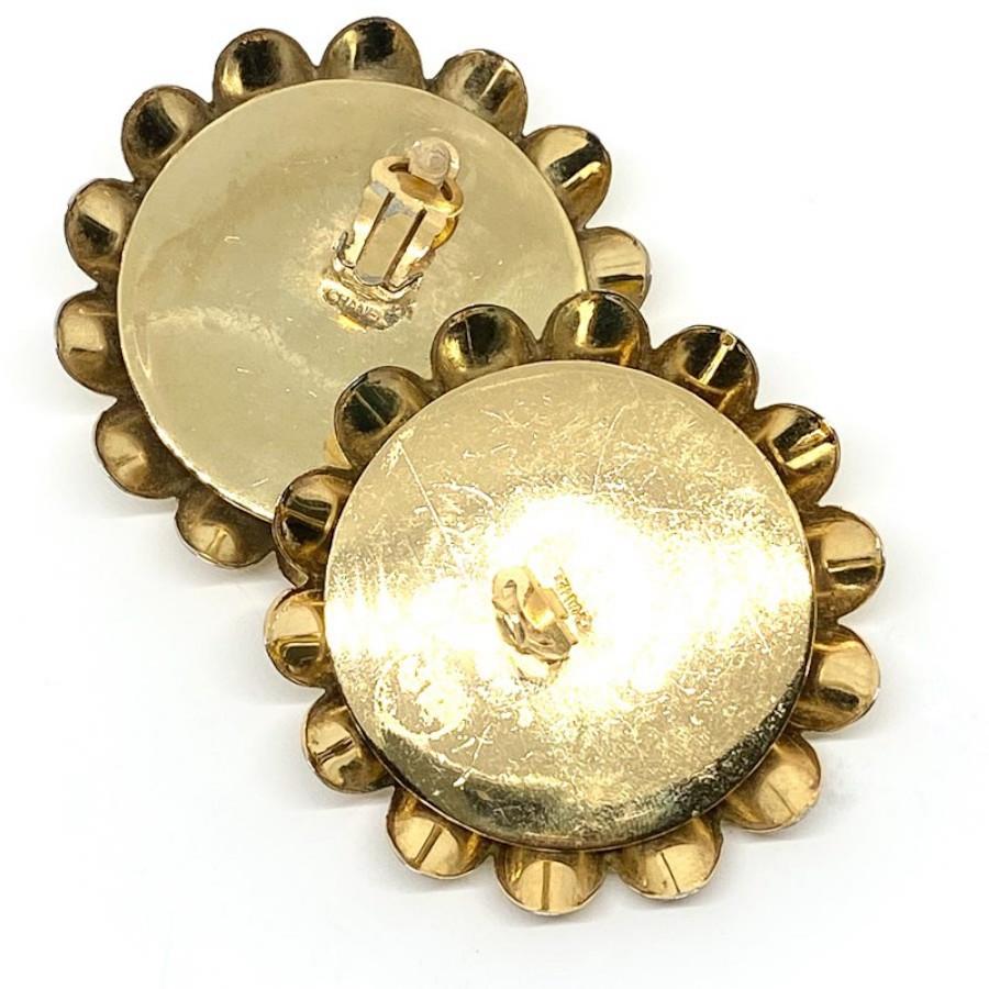 Vintage Chanel Blumen Clips (Art déco) im Angebot