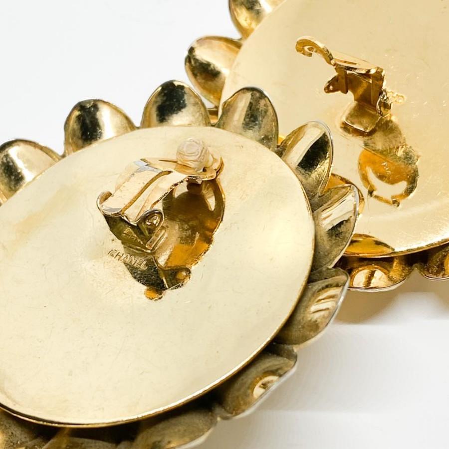 Vintage Chanel Blumen Clips im Angebot 1