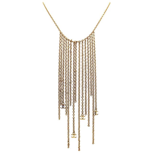 2000s Chain Chunky Crystal Embellished Chain Necklace 2000s For Sale at 1stDibs ...
