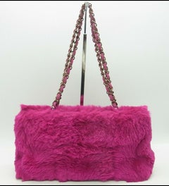 Vintage Chanel Fur Shoulder Bag/Clutch