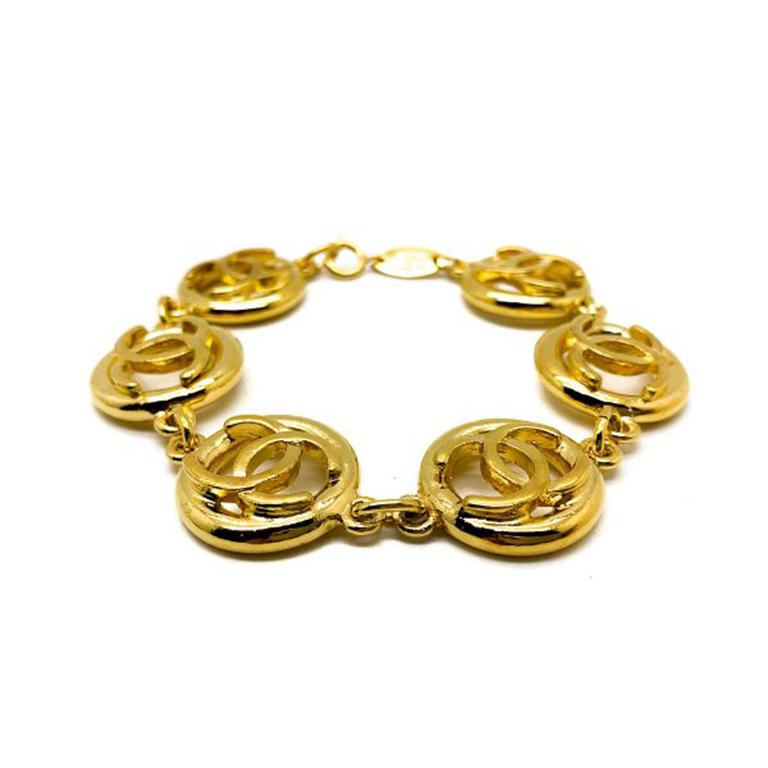 vintage chanel bracelet gold