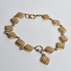 Vintage Chanel Gold Diamond Chain Necklace