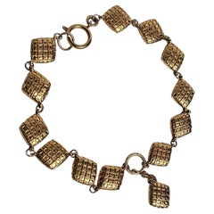 Vintage Chanel Gold Diamond Chain Necklace