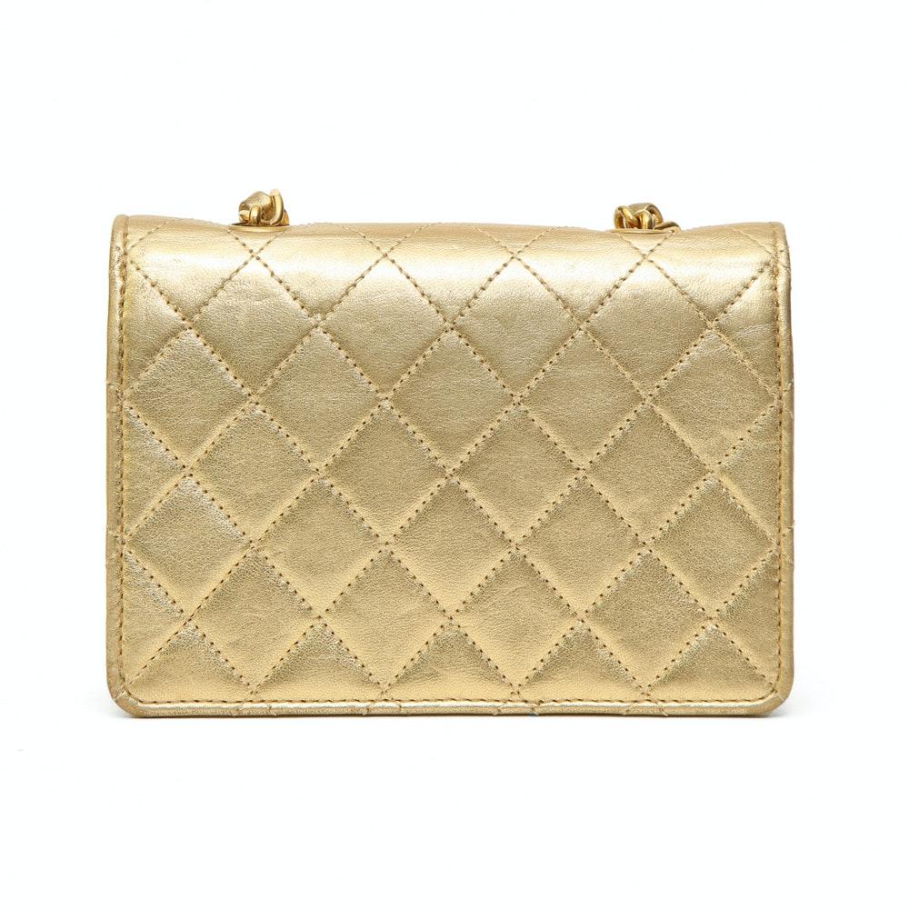 chanel gold bag