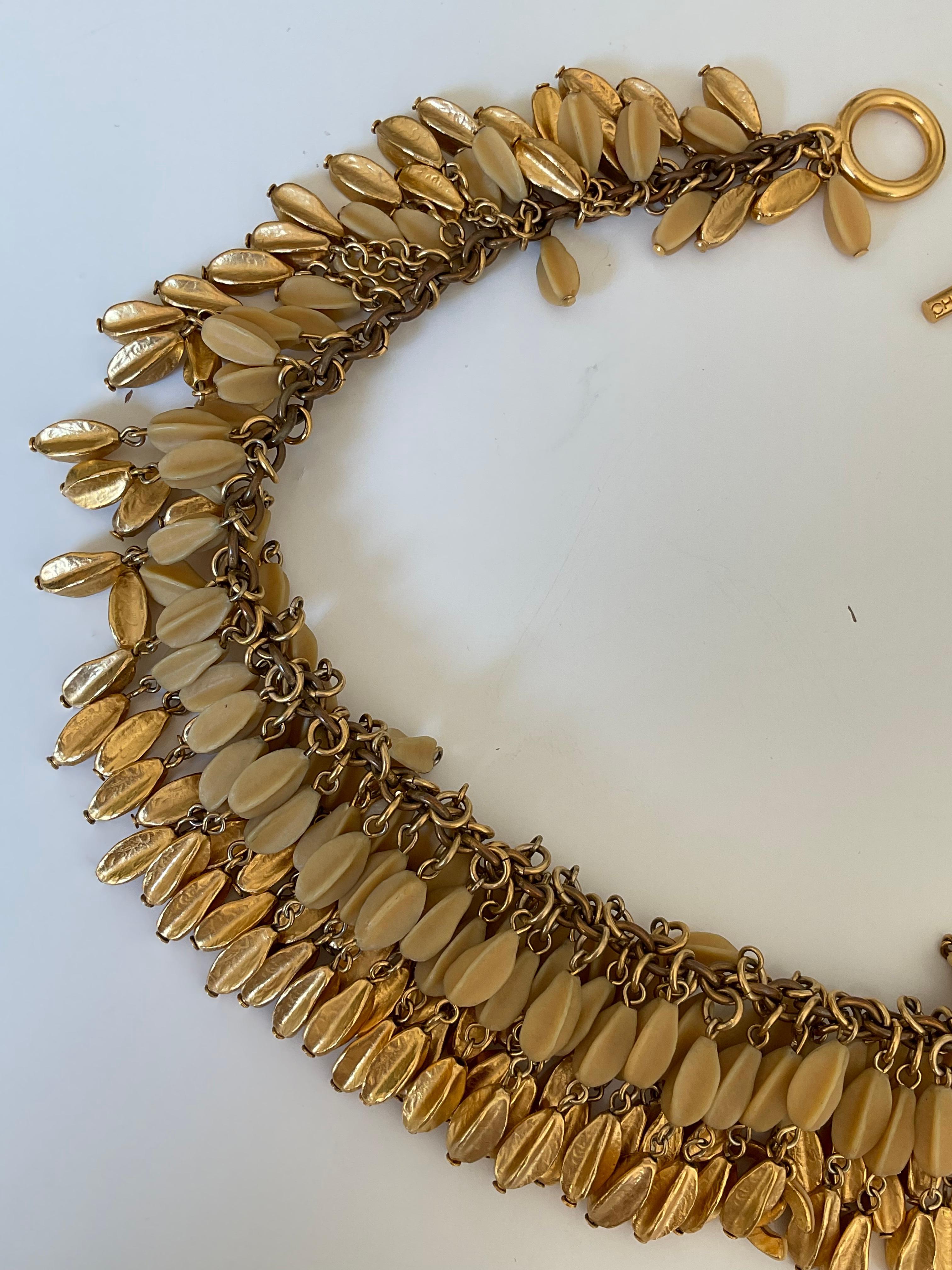 chanel tassel necklace