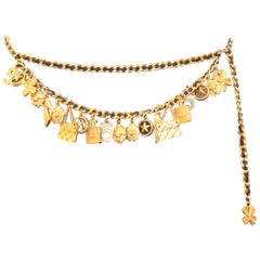 Vintage Chanel Golden Charms Belt