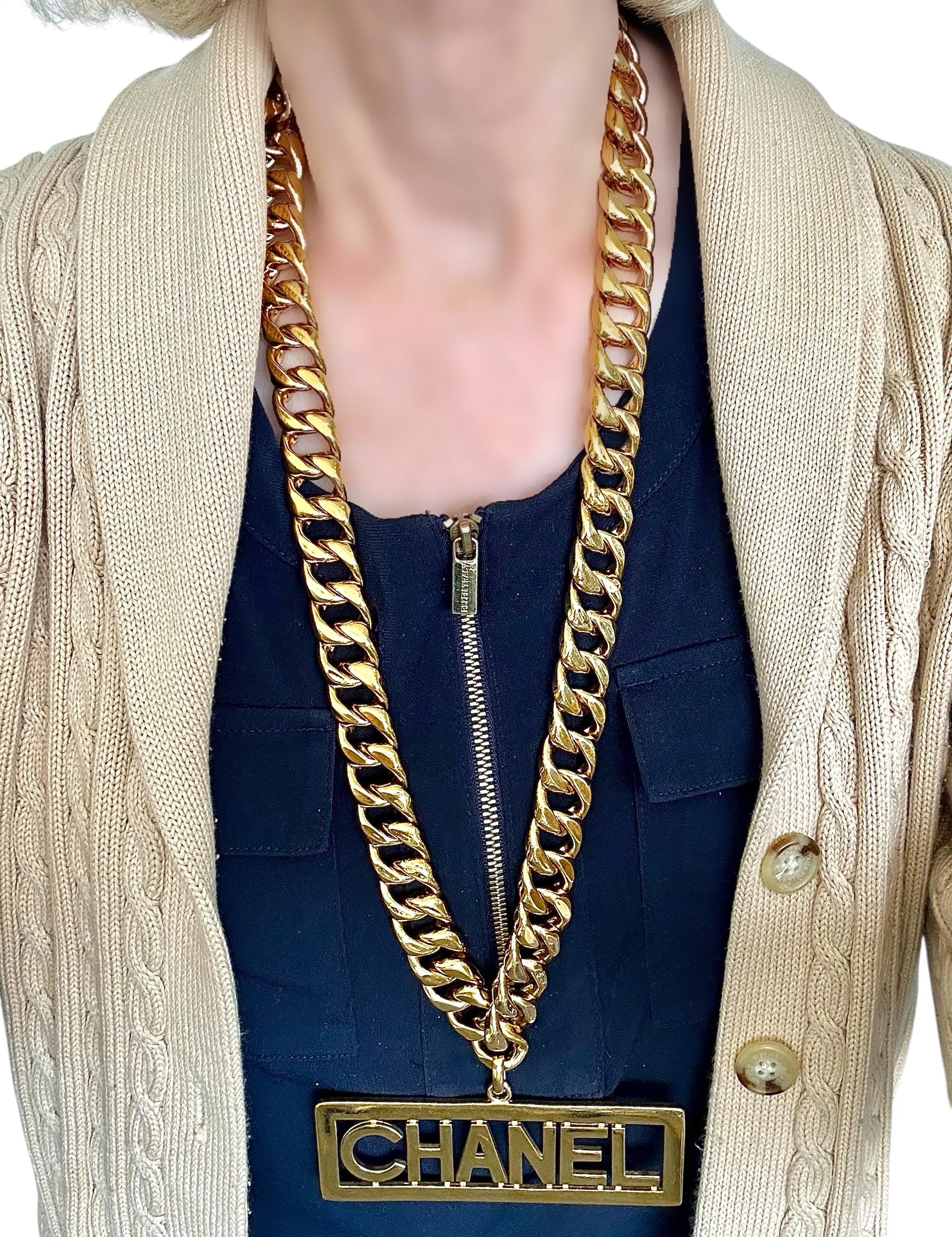 Vintage Chanel Hip Hop Necklace by Karl Lagerfeld 31 Inches Long 7
