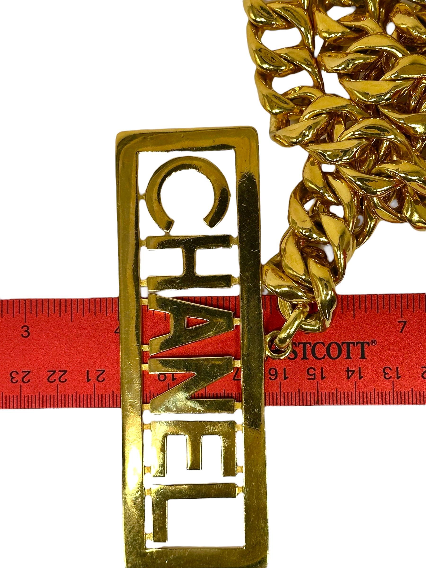 Vintage Chanel Hip Hop Necklace by Karl Lagerfeld 31 Inches Long 4