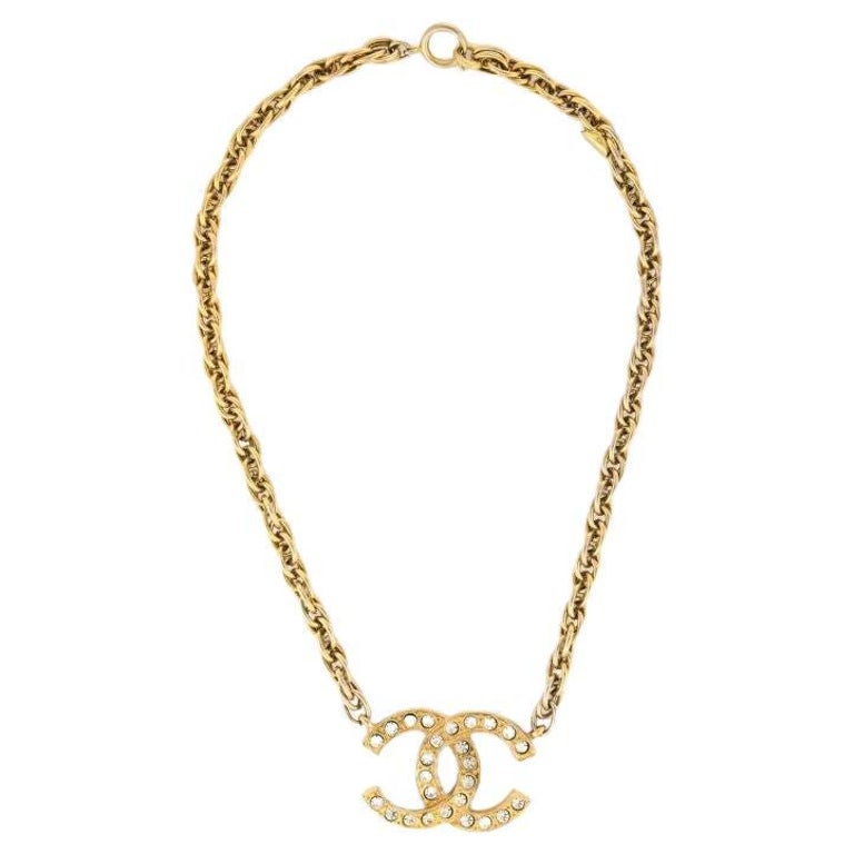 Vintage cc necklace clearance