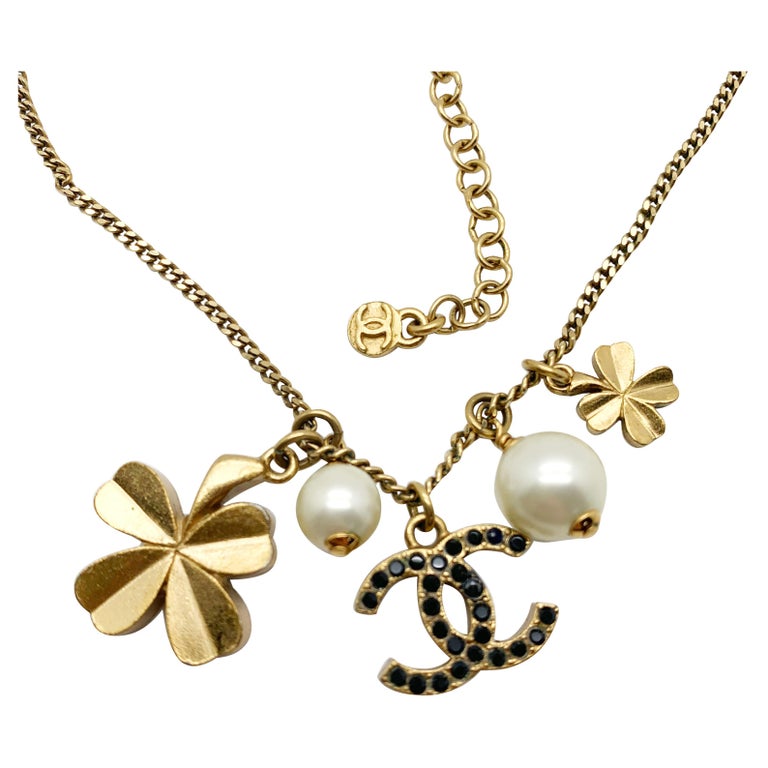 Vintage Chanel Iconic Codes of The House Charm Necklace 2003 For Sale