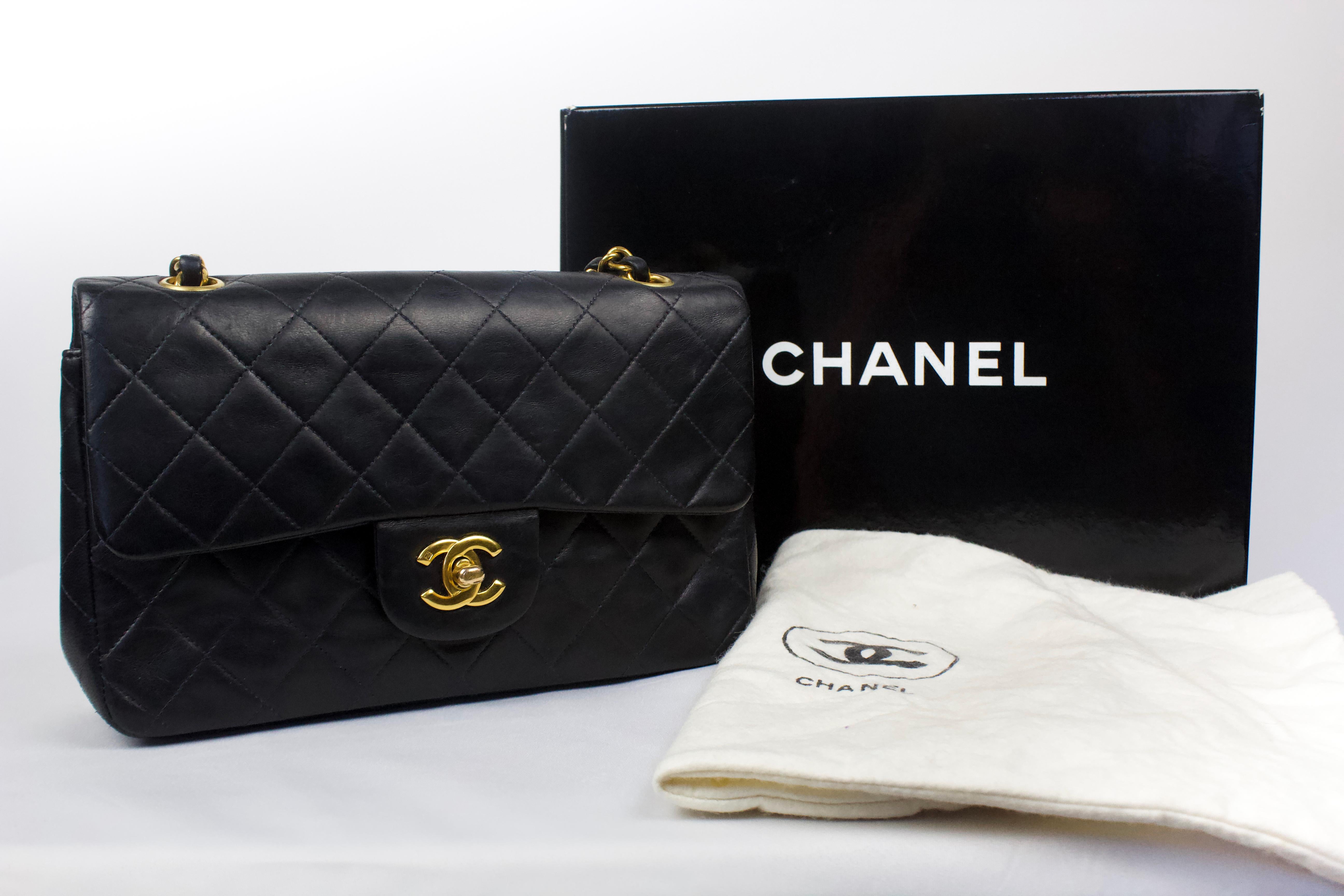 Chanel classic lambskin best sale