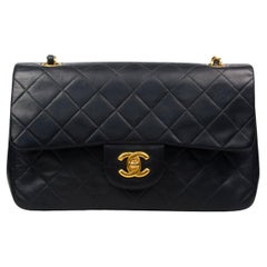 Vintage Chanel Lammfell Classic Flap Tasche