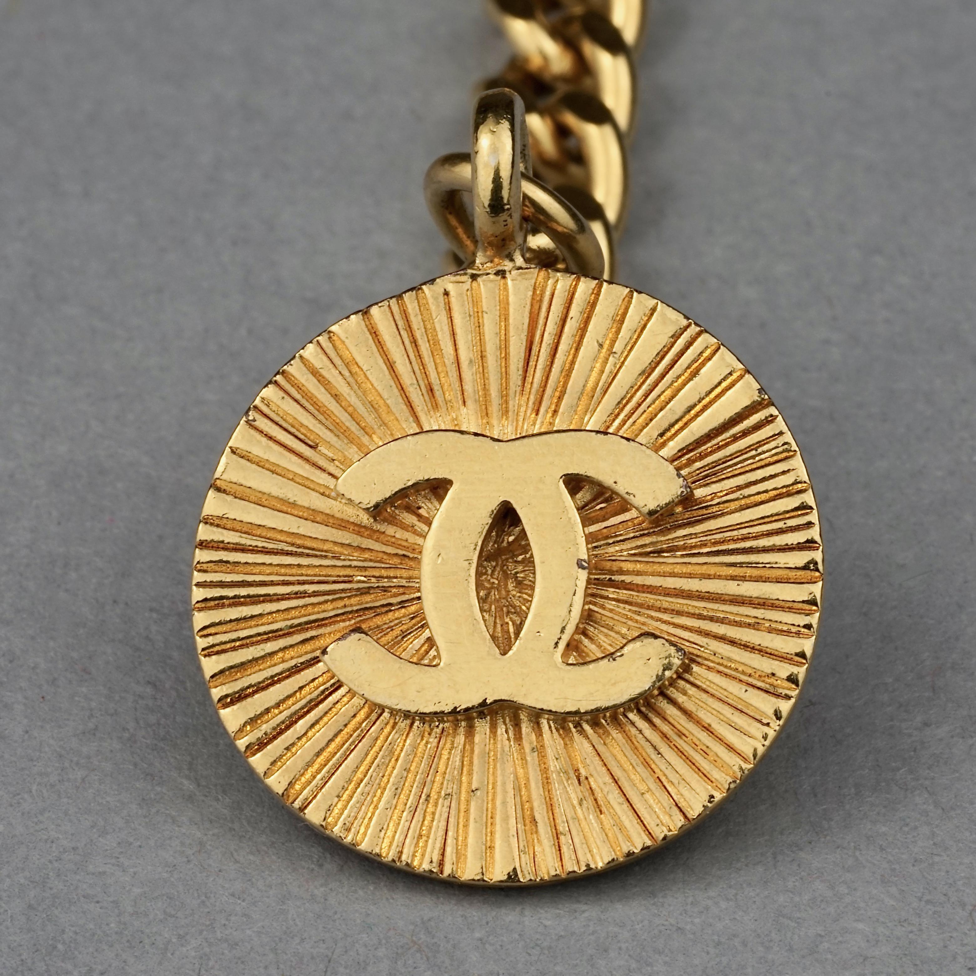Women's Vintage CHANEL Lion Head Medallion Belt