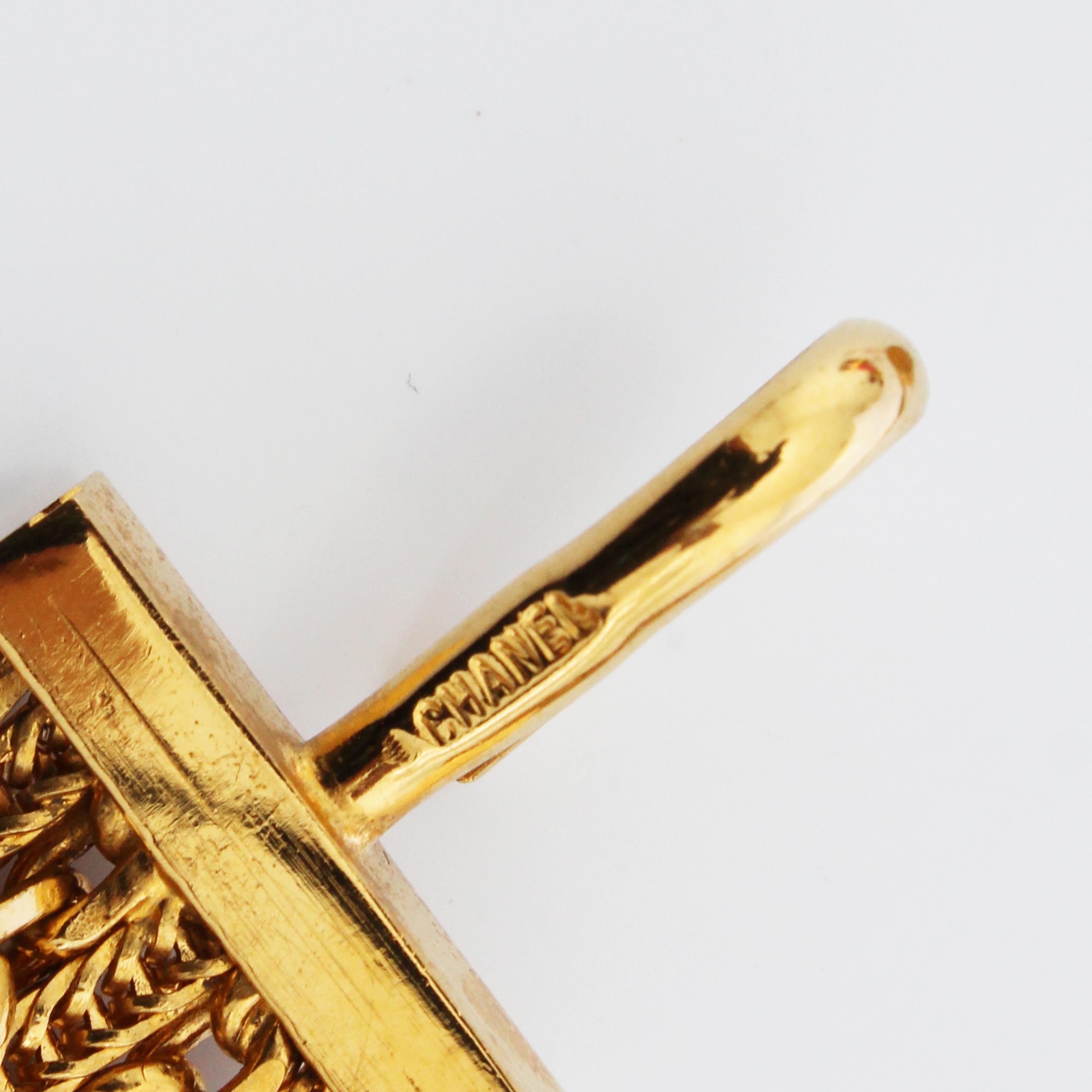 Vintage Chanel Löwenkopf Medaillon Gürtel Multi Chain Rare 70s 5