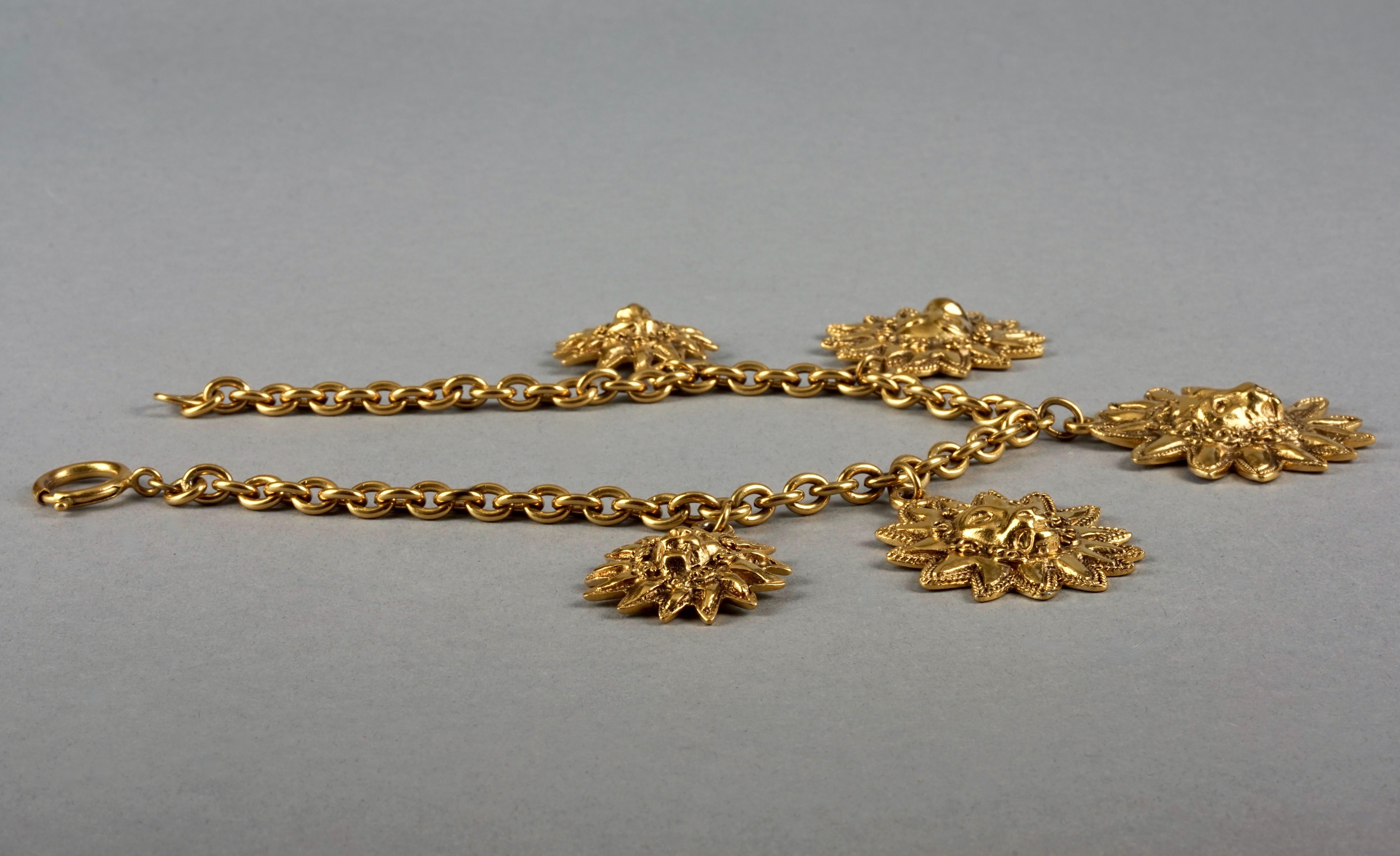 chanel lion head necklace