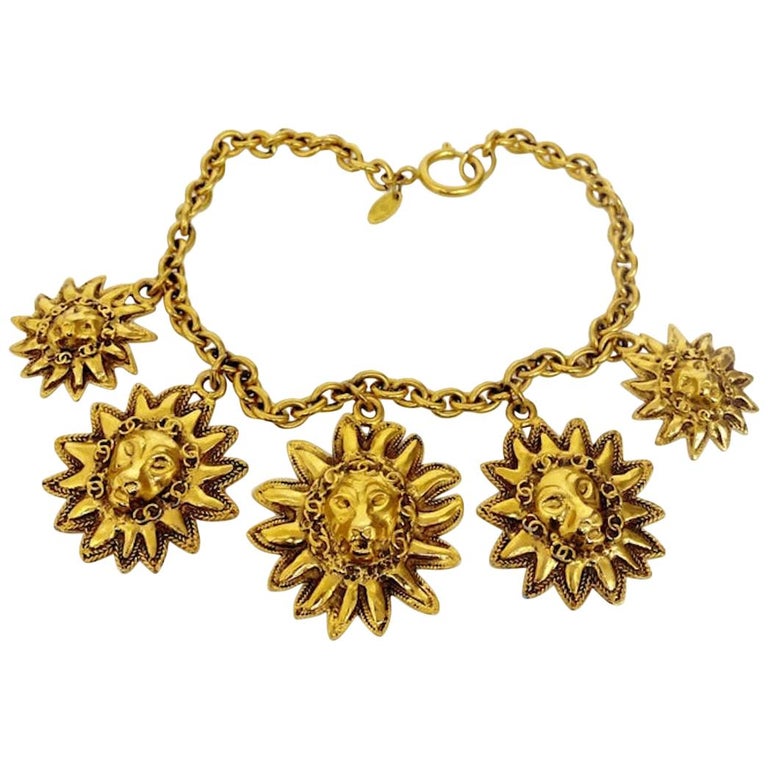 Chanel lion necklace Clearance