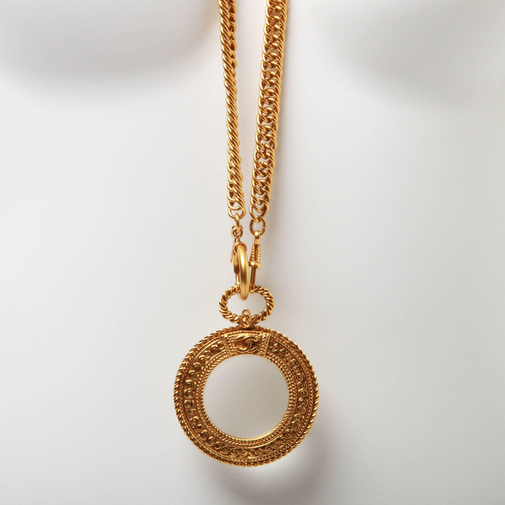 Vintage Chanel Loupe Necklace In Excellent Condition In Melbourne, Victoria