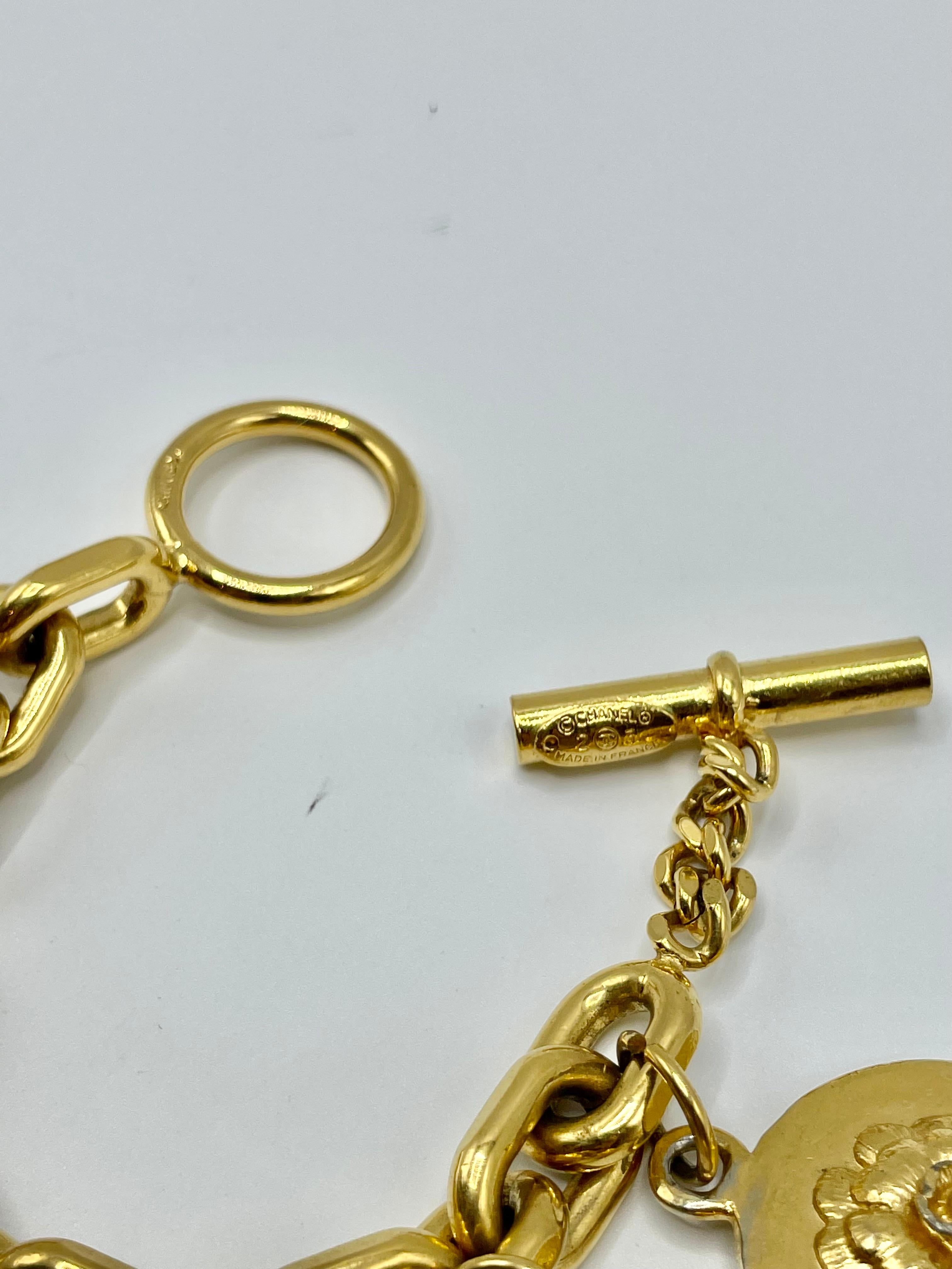 Vintage Chanel Lucky Charms Bracelet For Sale 1