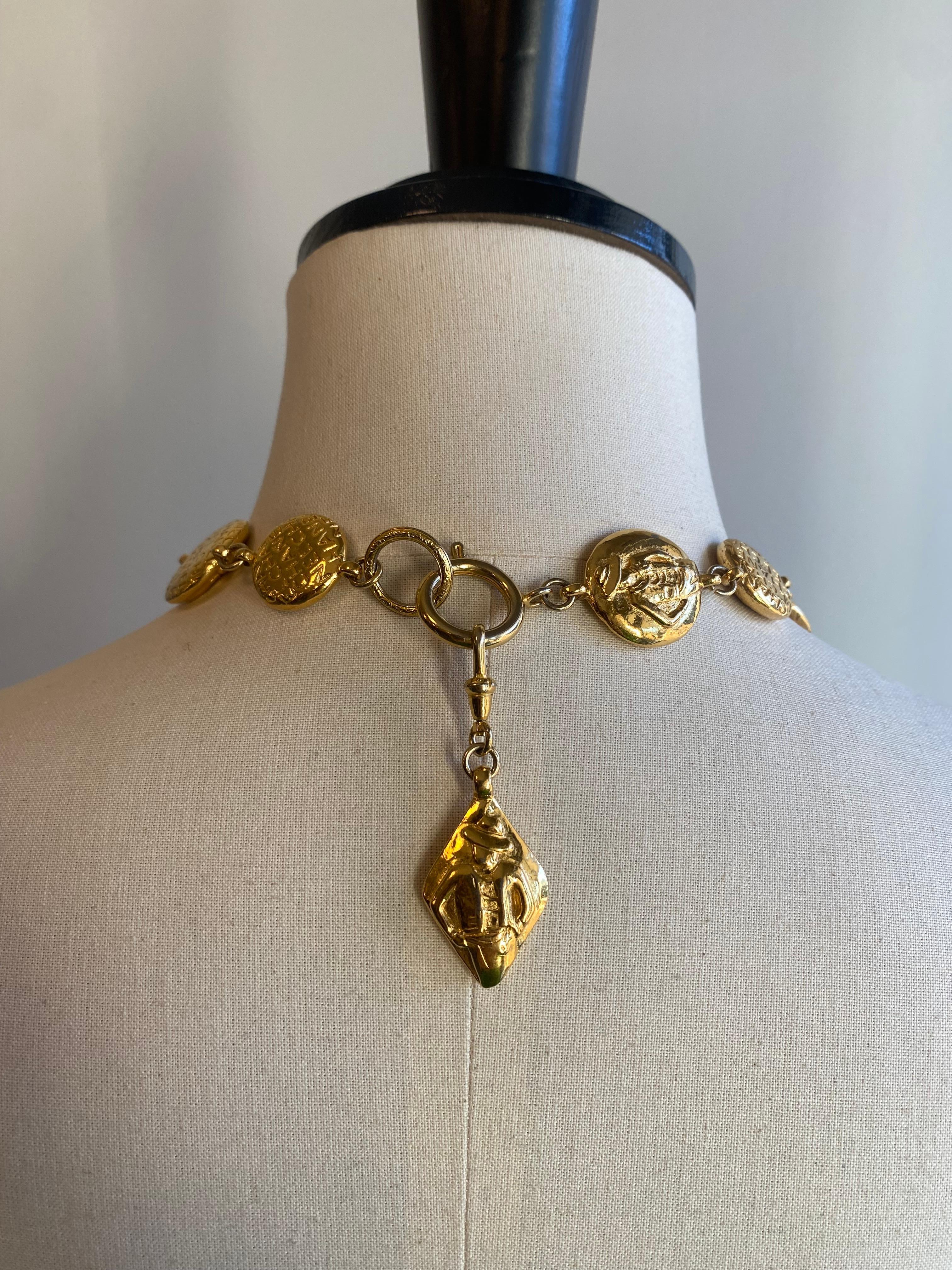 Women's Vintage Chanel 'Madamoiselle' Necklace For Sale